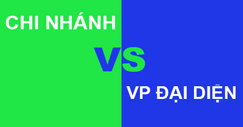 Sự khác nhau giữa chi nhánh và Văn phòng đại diện
